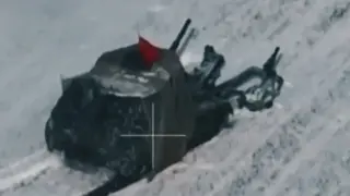 ВСУ изпепелиха колона от техника на руските сили в района на Курск ВИДЕО