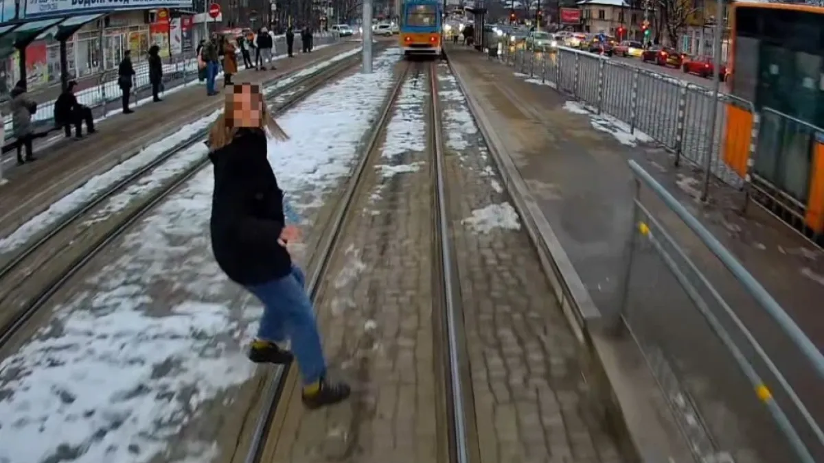 Пешеходка изживя голям кошмар на пъпа на София ВИДЕО