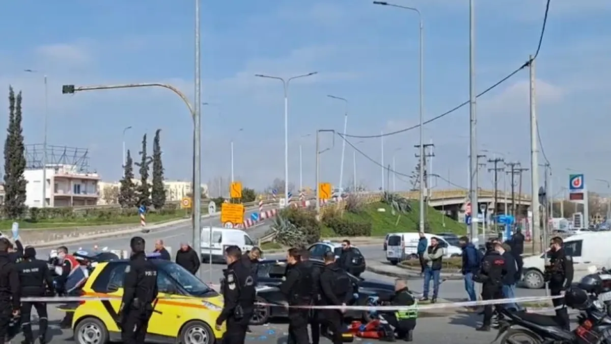 Стрелба от черен джип посред бял ден в Солун, има загинал ВИДЕО