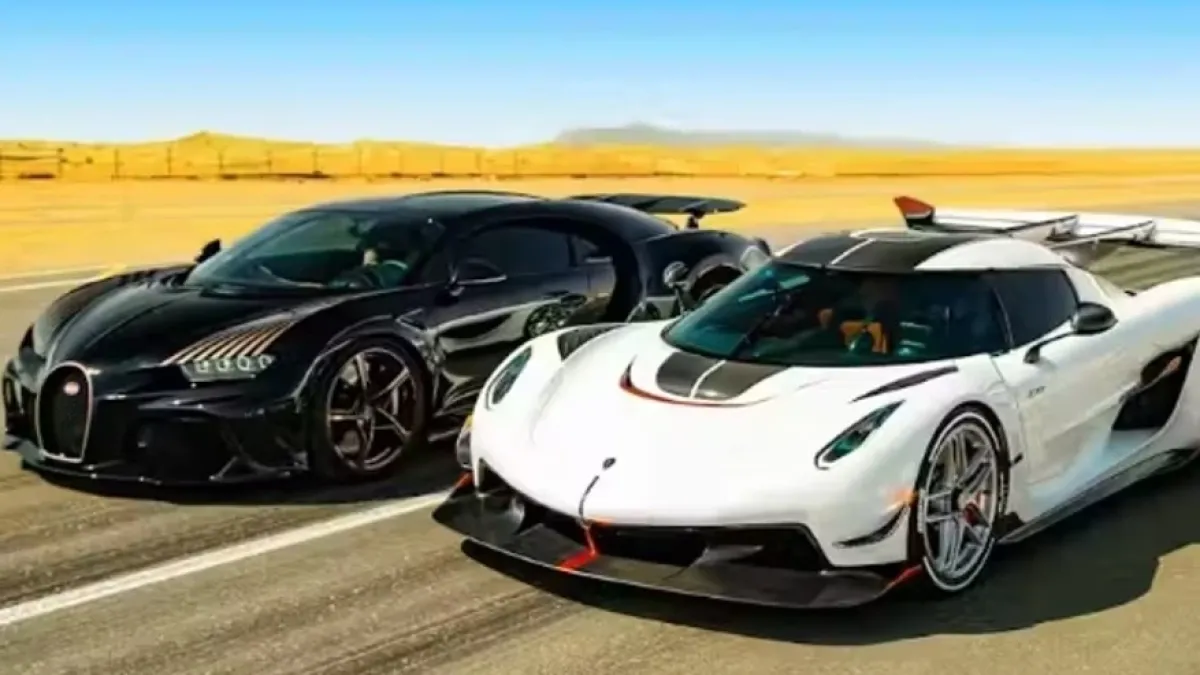 Зрелищни ВИДЕА: Бясна битка между супермощни Bugatti и Koenigsegg