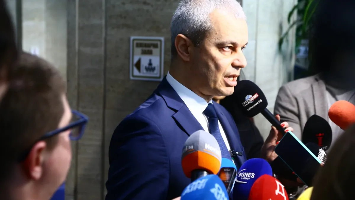 Костадин Костадинов поиска оставката на...