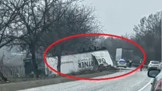 Извънредна ситуация в Плевенско! Полиция хвърчи към мястото, шофьори гледат в ступор ВИДЕО