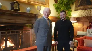Чарлз III прие Зеленски без костюм в имението Сандрингам СНИМКИ