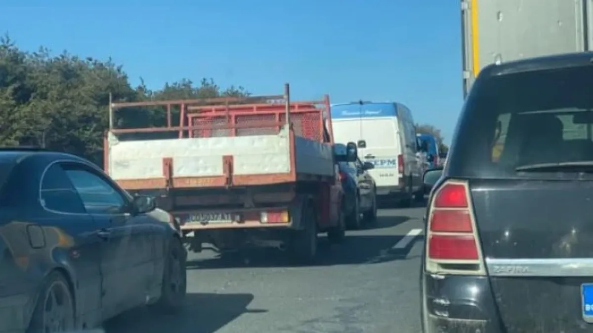 Извънредна ситуация на АМ "Тракия" преди София СНИМКИ