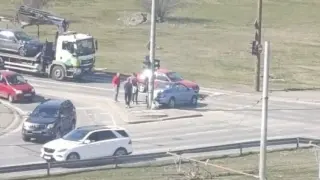 Катастрофа на натоварено място в София! Хвърчат пожарни и линейки ВИДЕО