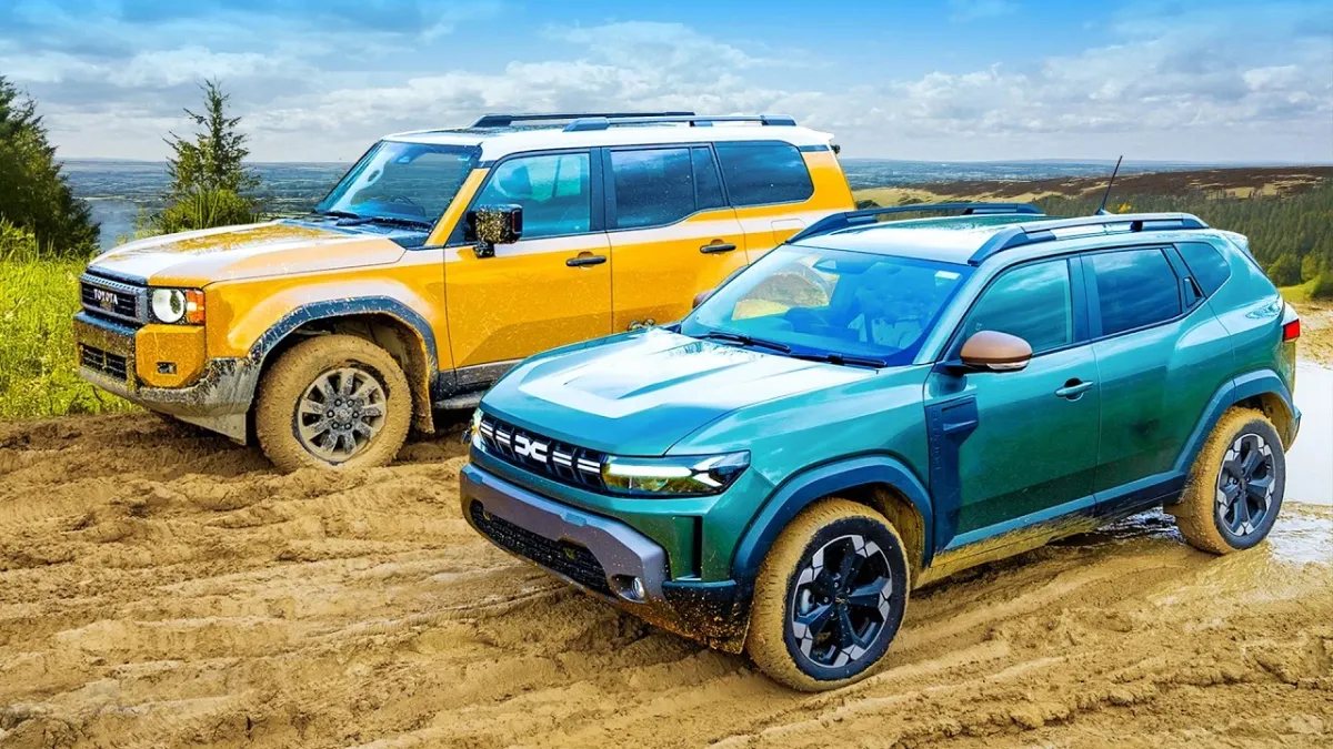 Кой е по-добрият в офроуда? Dacia Duster срещу Toyota Land Cruiser ВИДЕО