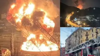 Украйна с масирана атака дълбоко в Русия, удар попадна до двореца на Путин на Черно море СНИМКИ