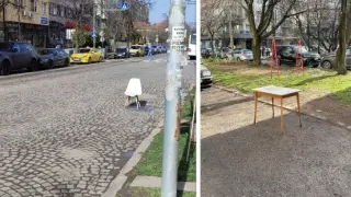 Маса и стол с мисия в София, можете ли да познаете каква е тя? СНИМКИ