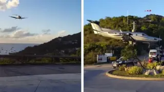 Вижте как екстремно кацат самолетите на това летище ВИДЕО