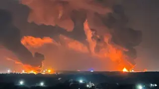 Украински дронове атакуваха нефтена база в Краснодарска област ВИДЕО