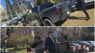 Тежка охрана варди "бедняка" Михайлов, спретнаха невъобразим хаос в центъра на София СНИМКИ