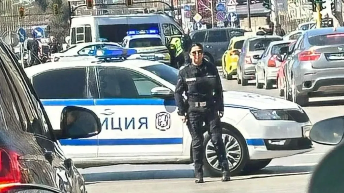 Полицаи отцепиха ключов булевард в София, лее се кръв СНИМКА