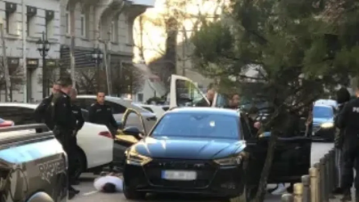 ВИДЕО показа страховития екшън с арест на опасни бандити, смразил столичани