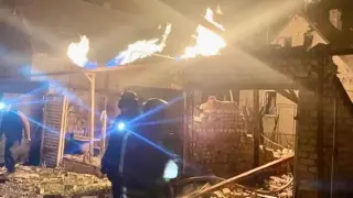 Русия атакува Украйна с дронове: Има пострадали и разрушения в няколко области СНИМКИ