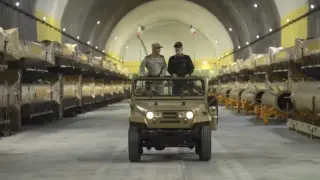 Хиляди ракети: Иран показа подземна база с големи запаси от оръжия ВИДЕО