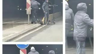 Потресаваща простотия с тротинетки в тунела за „Люлин“ в София СНИМКИ