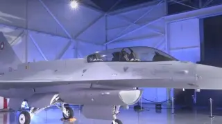 Голяма новина за първия БГ изтребител F-16 ВИДЕО