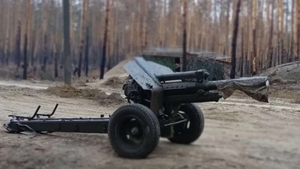 Русия извади на фронта оръдие от времето на Сталин 
