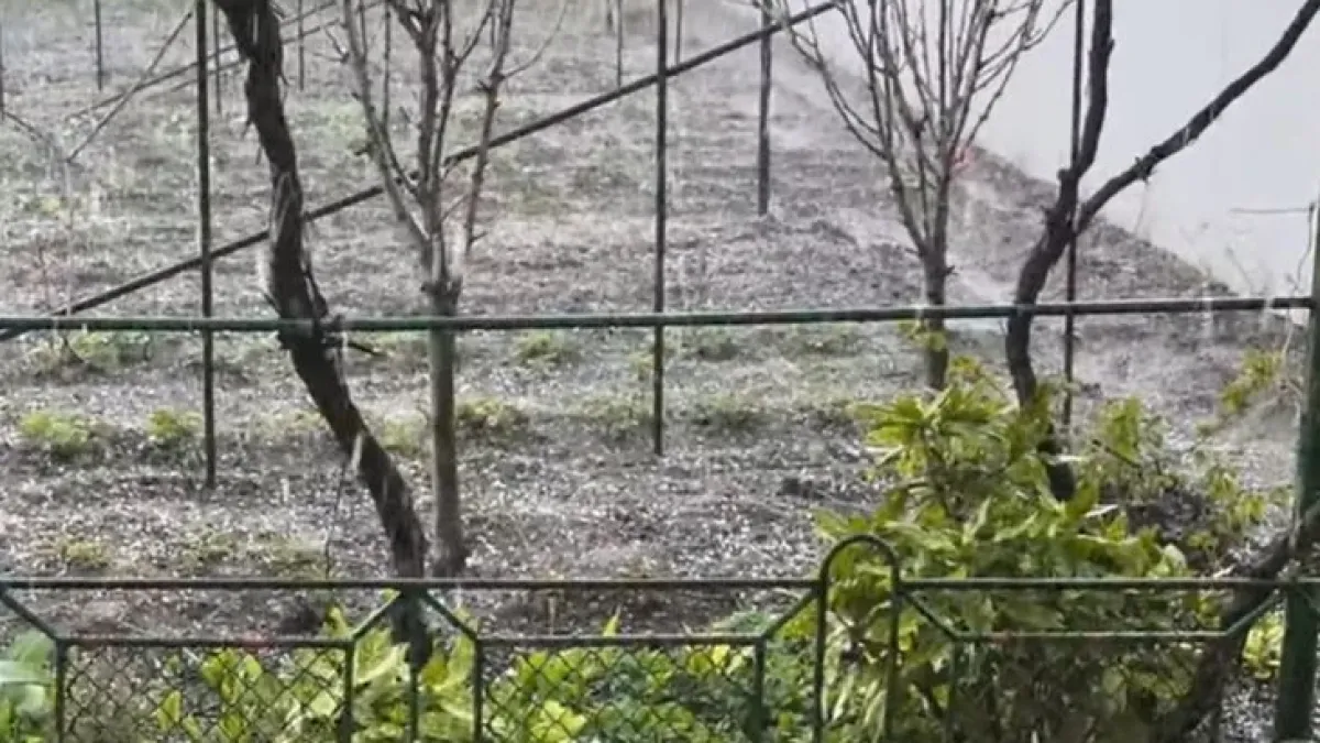 Градушка удари пловдивското село Маноле ВИДЕО