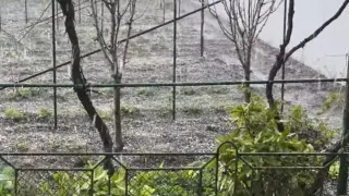 Градушка удари пловдивското село Маноле ВИДЕО