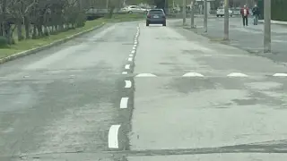 Странна пътна маркировка шашардиса кюстендилци СНИМКИ