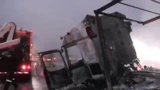 Първи СНИМКИ от ужасяващата катастрофа в Гърция, в която загина българин! 