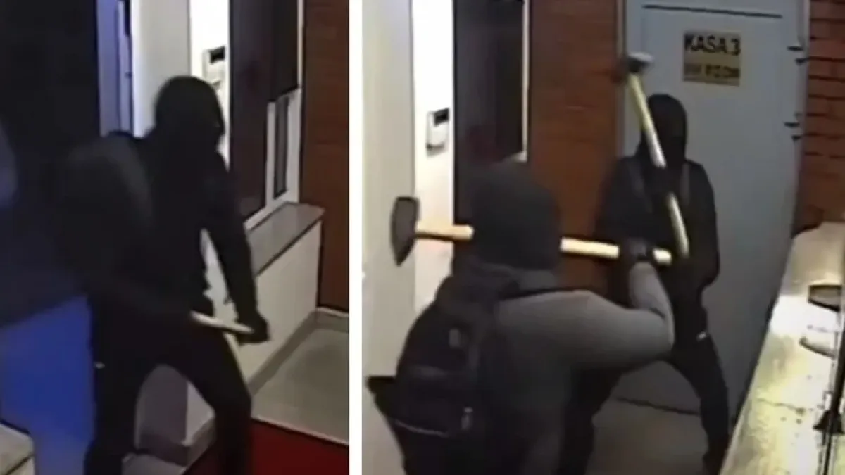 ВИДЕО показва как обир не преминава според плана на крадците