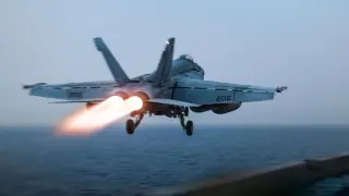 Инцидент с изтребител F-18 на US самолетоносач в Червено море 