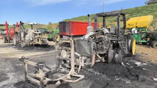 Умишлен палеж за милиони в Ямболско, гледката е апокалиптична СНИМКИ