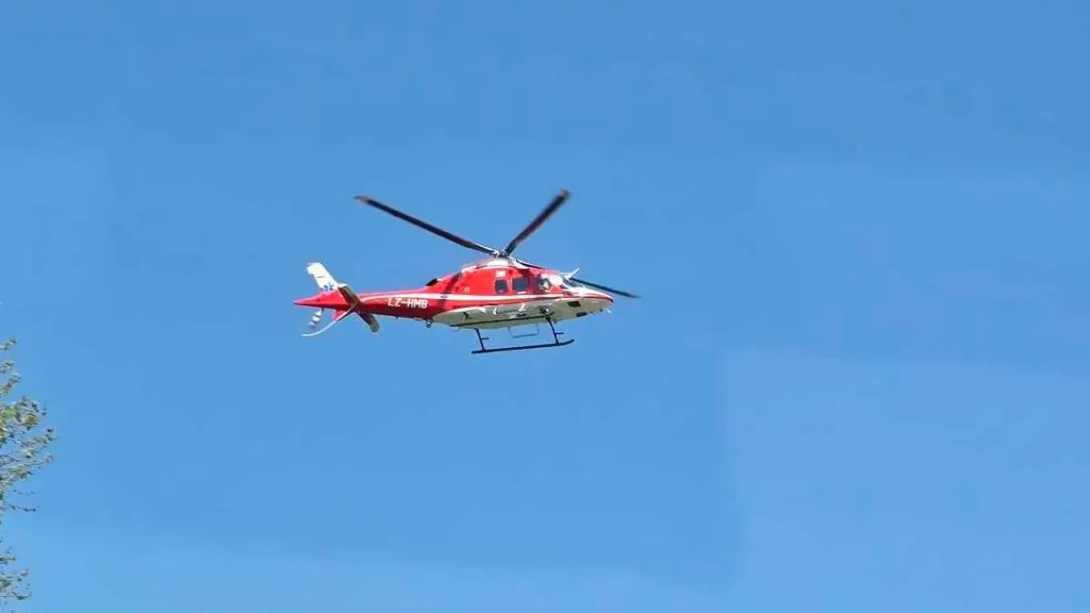 Извънредна ситуация с въздушната линейка в Бургас ВИДЕО
