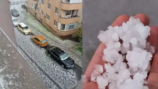 Градушката удари и Бургас: Нещо страшно се показа ВИДЕО