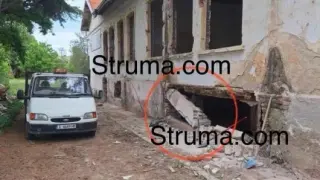 Работници тръгнаха да събарят старо училище в с. Левуново, случи се голяма трагедия СНИМКИ