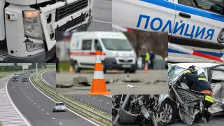 Нелепа смърт на АМ „Тракия“: Мъж загина, след като беше прегазен от кола и камион
