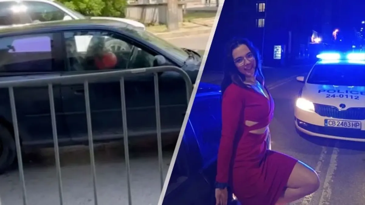 Скандално: Жена диша балон с райски газ, докато шофира в София