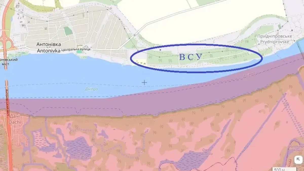 ВСУ напускат позициите си на десния бряг на Днепър край Херсон