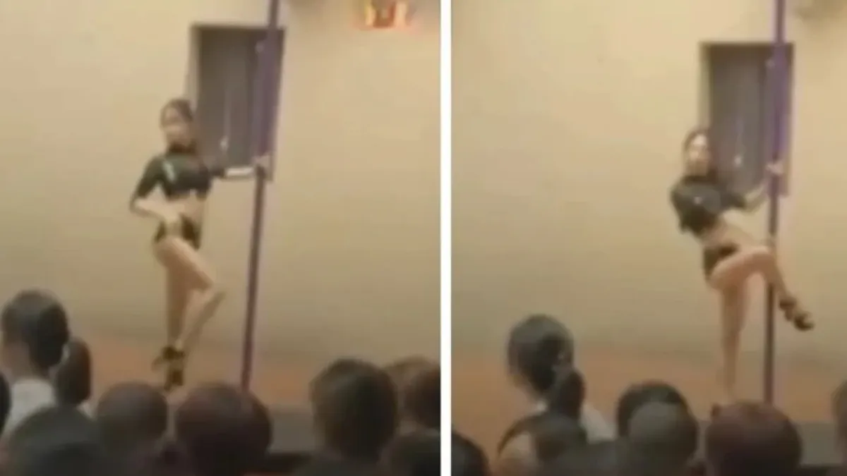 Не е истина: Стриптийзьорка изпълни танц на пилон в детска градина Видео 18+