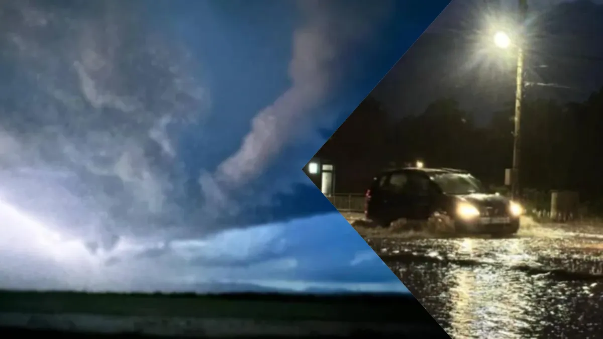 Небето се отвори над Хисаря и Карлово, всичко е под вода Снимки 