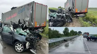 Нова тежка катастрофа с тир и много ранени, снимки 18+