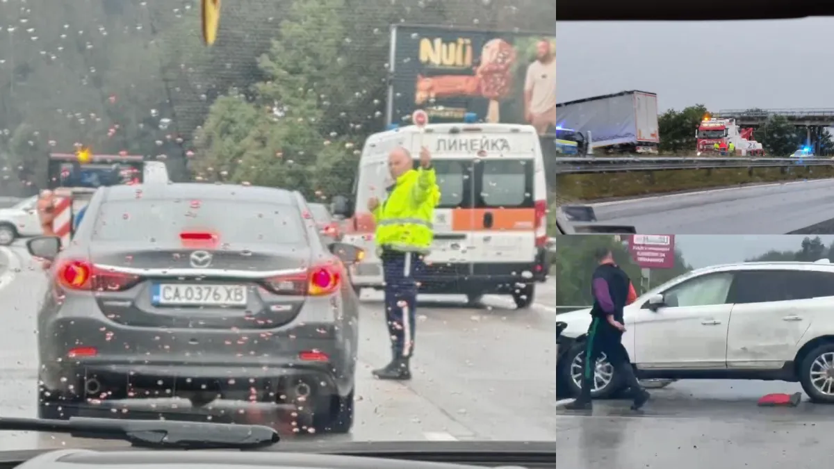 На АМ "Тракия" е като на война, катастрофите нямат край! Видео 