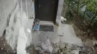 Видео показва момента на срутването на стена в Перник - "Чу се страшен тътен"