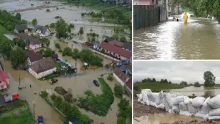 Апокалипсис в Румъния: Всичко е под вода, евакуират хора и... Видео