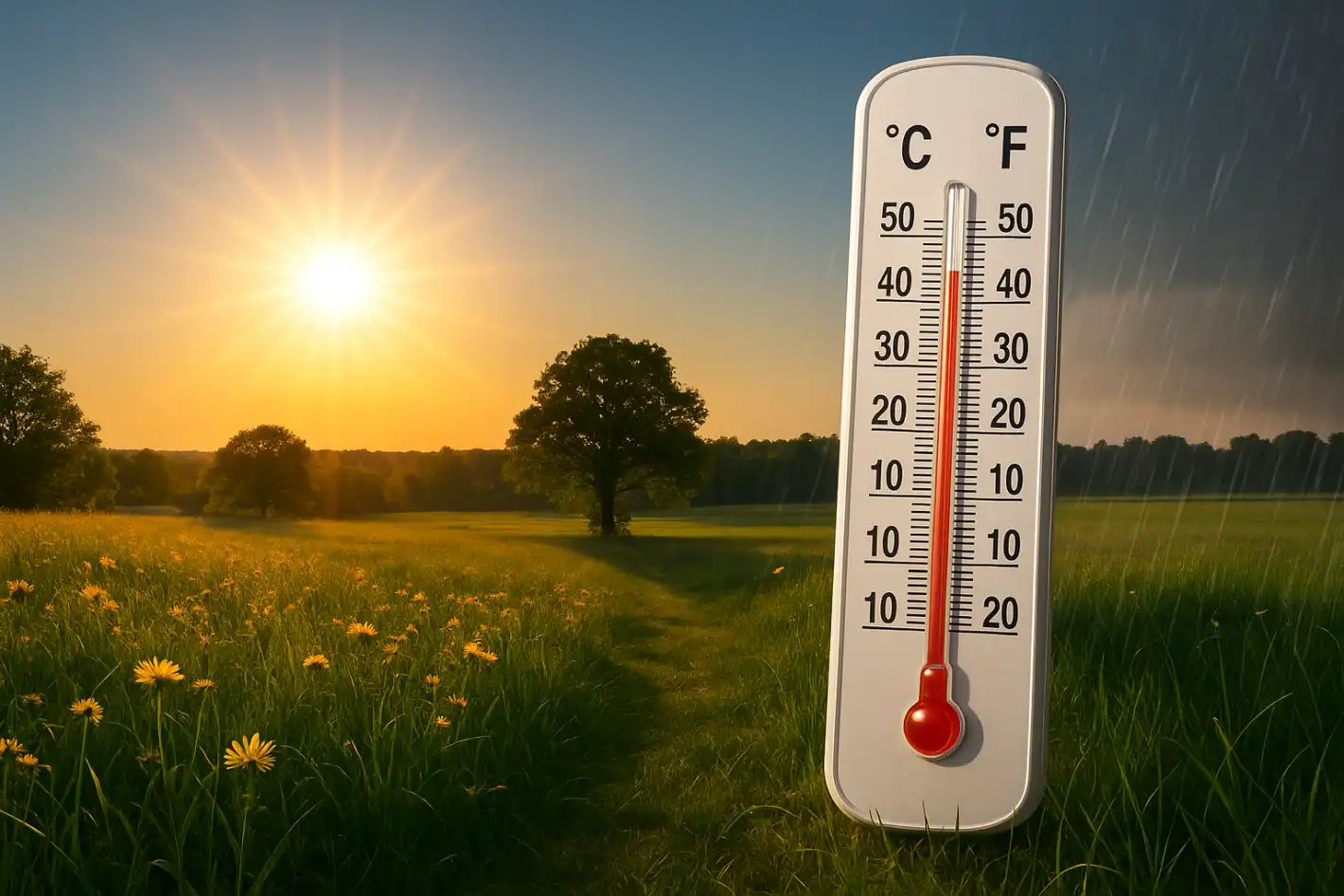 Пълна прогноза за юни: До 38°C жега, по-малко дъжд и нестабилни следобеди с бури