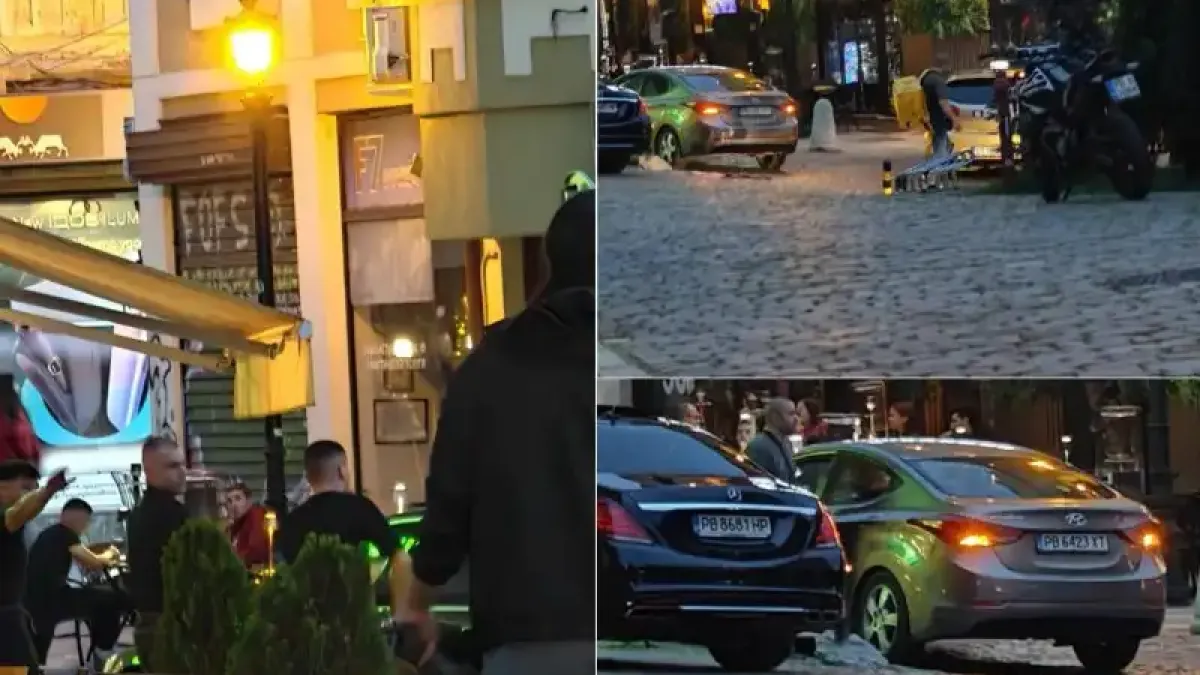 Хаос в сърцето на Пловдив, тежкари със скъпарски коли взривиха Капана Снимки