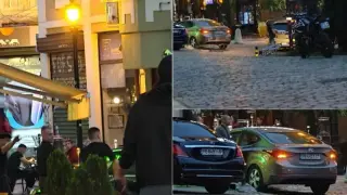 Хаос в сърцето на Пловдив, тежкари със скъпарски коли взривиха Капана Снимки
