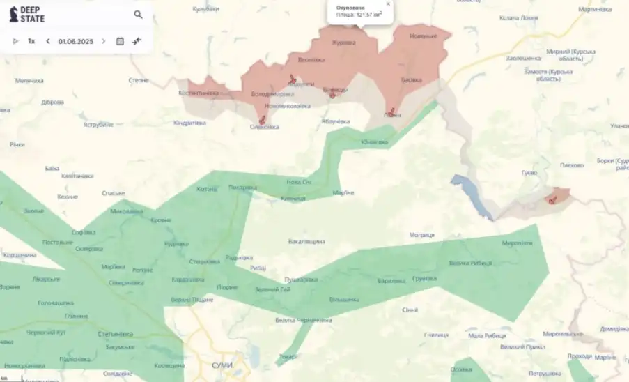 "Стоманена граница": Русия пробива в Сумска област, целта – цялостна окупация на Източна Украйна