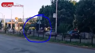 Каруца шпори по пловдивски булевард в час пик Видео