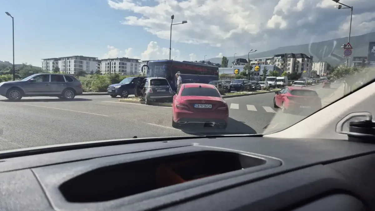 Страшен сакатлък в София втрещи шофьорите, кола "отсече" табелата за Алеко Снимки