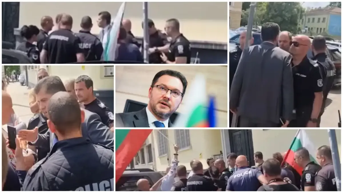 Екшън в София: Петков под обсада на протестиращи, Митов го постави на място Видео