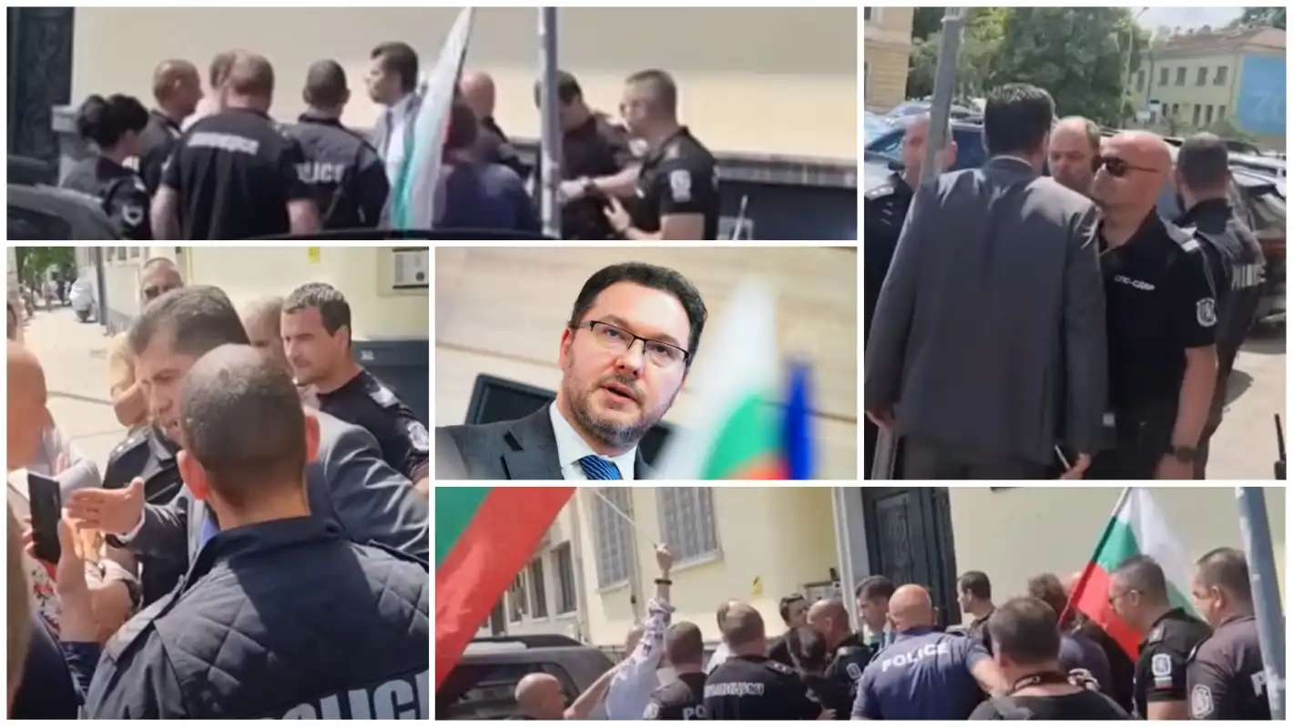 Екшън в София: Петков под обсада на протестиращи, Митов го постави на място Видео