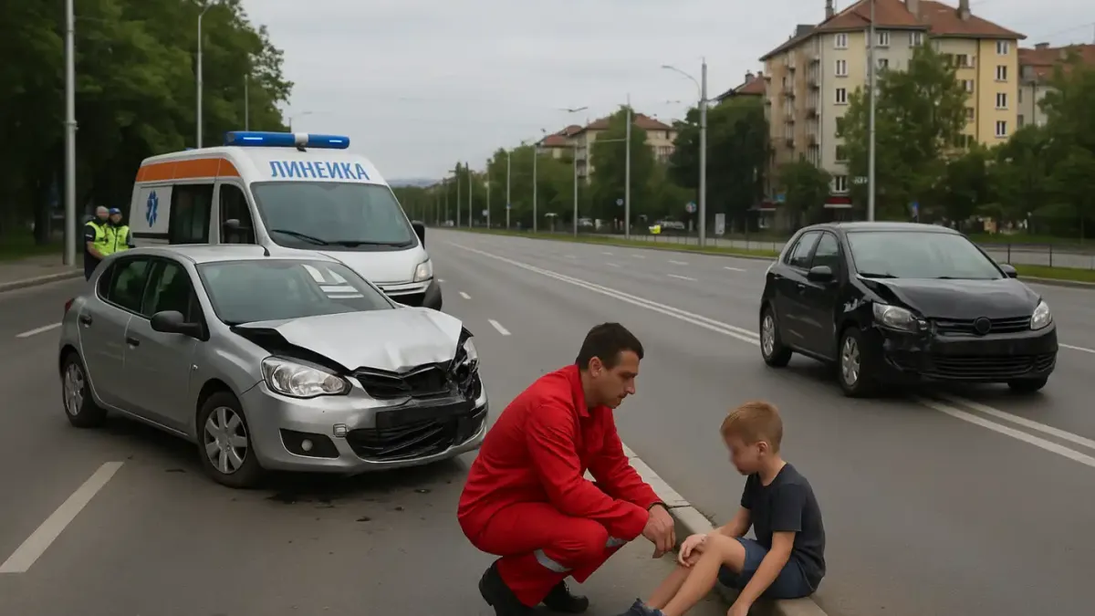 Тежка катастрофа с пострадало дете в София, а минути след това...